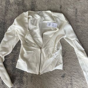 Abercrombie and Fitch zip-up notch neck shirt